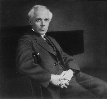 Photo of composer Béla Bartók