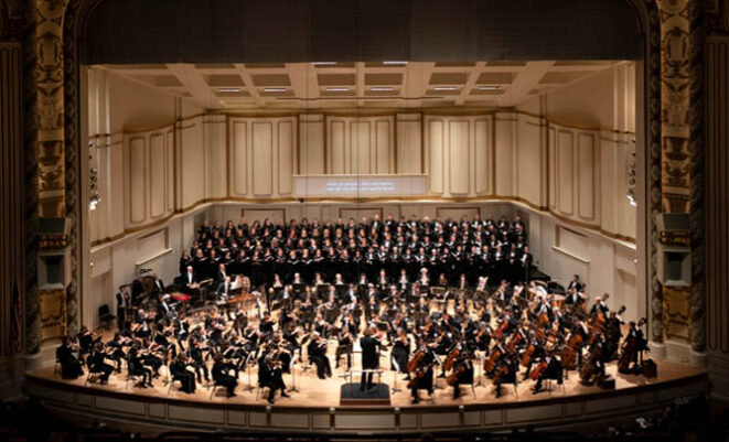St. Louis Symphony Orchestra on stage