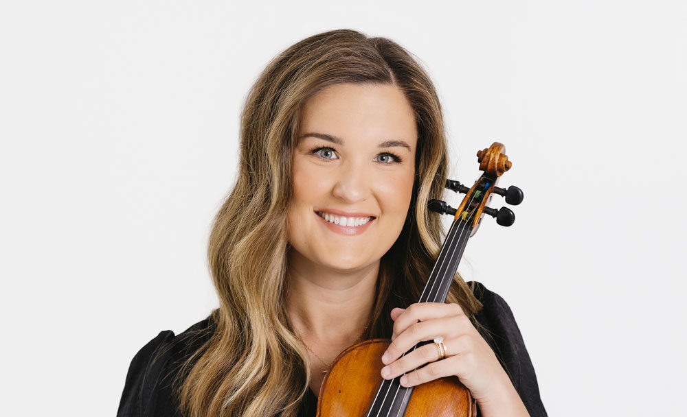 Violinist Celeste Golden Andrews