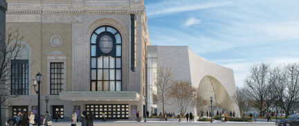 Rendering of Powell Hall's new exterior