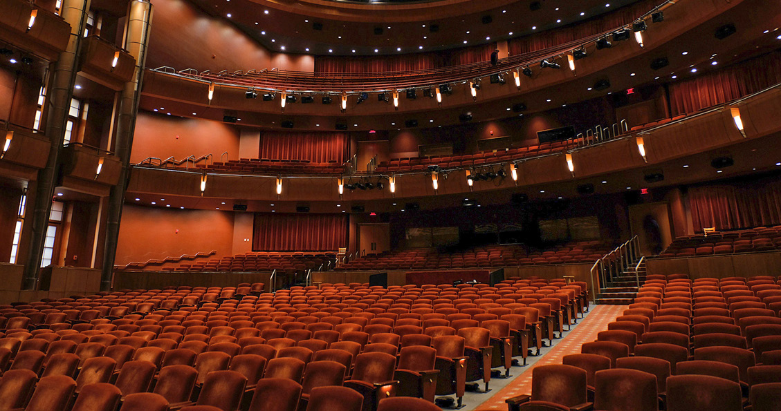 Interior of UMSL's Touhill Performing Arts Center