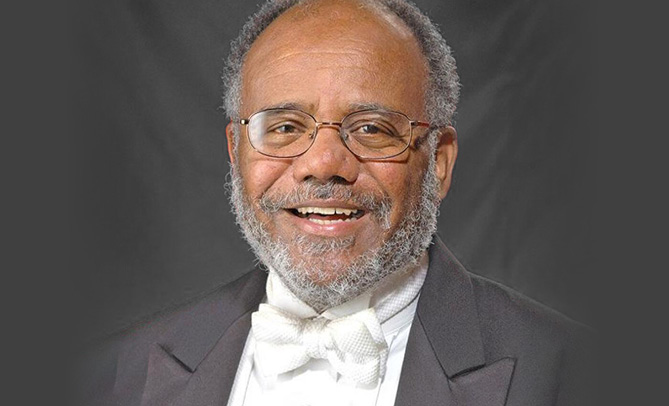 Portrait of past chorus director and founder of the IN UNISON Chorus, Dr. Robert Ray