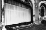 Black and white image of Powell Hall's stage