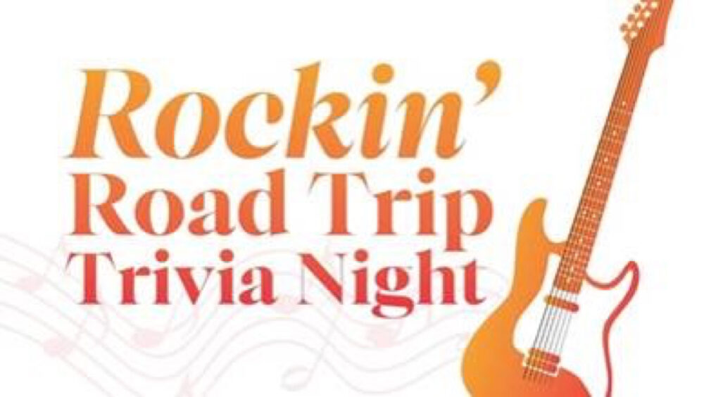 Graphic of 2023 Youth Orchestra Trivia Night: Rockin' Road Trip Trivia Night