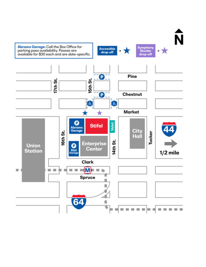 Stifel Theatre directions and parking
