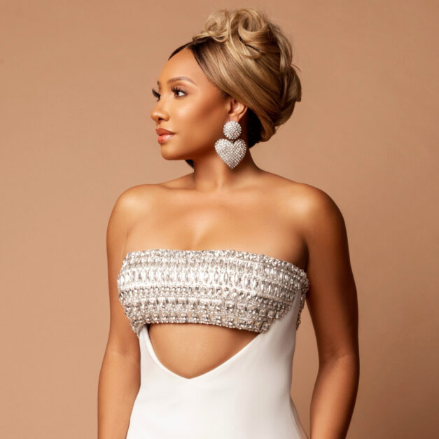 american threads white dress Livia One Shoulder Lace Ruffle Mini Size:32X30 Lady Dimitrescu Cosplay Costume American Threads x Nataly WK25-SS25